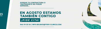 clinica de fisioterapia abierta en agosto - fisioclinics bilbao