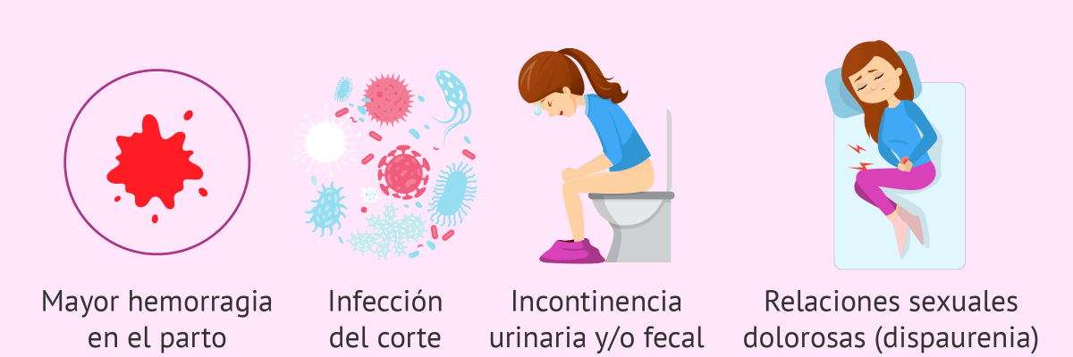 complicaciones episiotomía