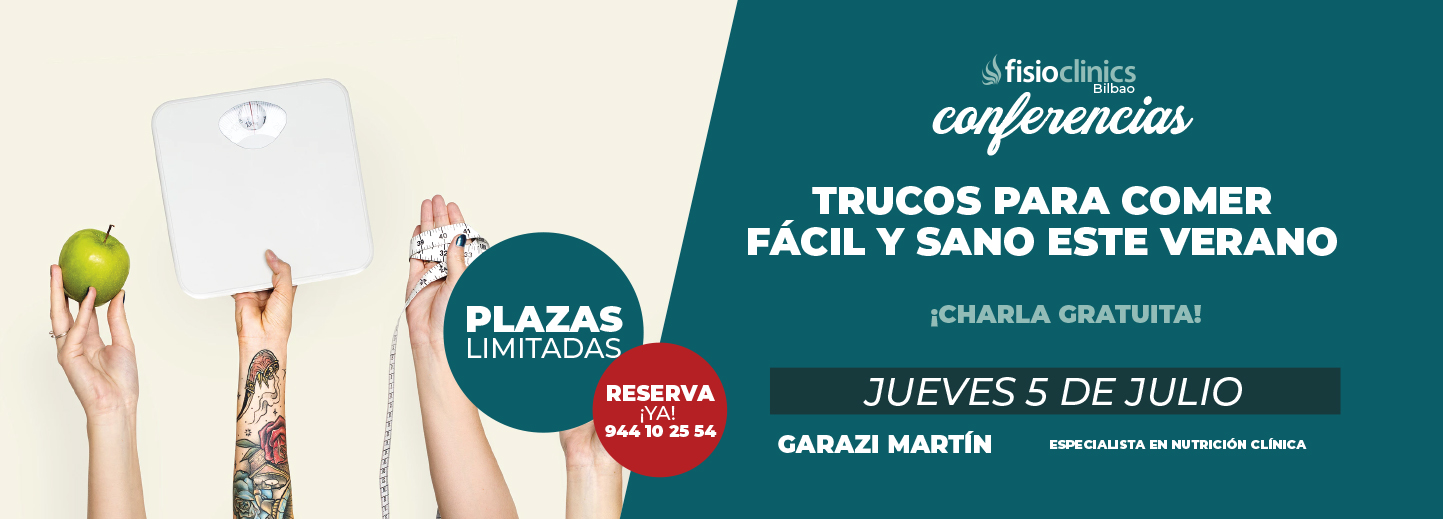 conferencia charla fisioclinics bilbao nutricion y dietetica garazi martin nutricionista